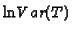 $\ln Var(T)$